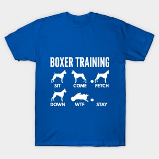 Boxer Training Boxer Dog Tricks T-Shirt